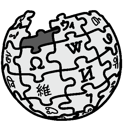 The Wikipedia globe logo.